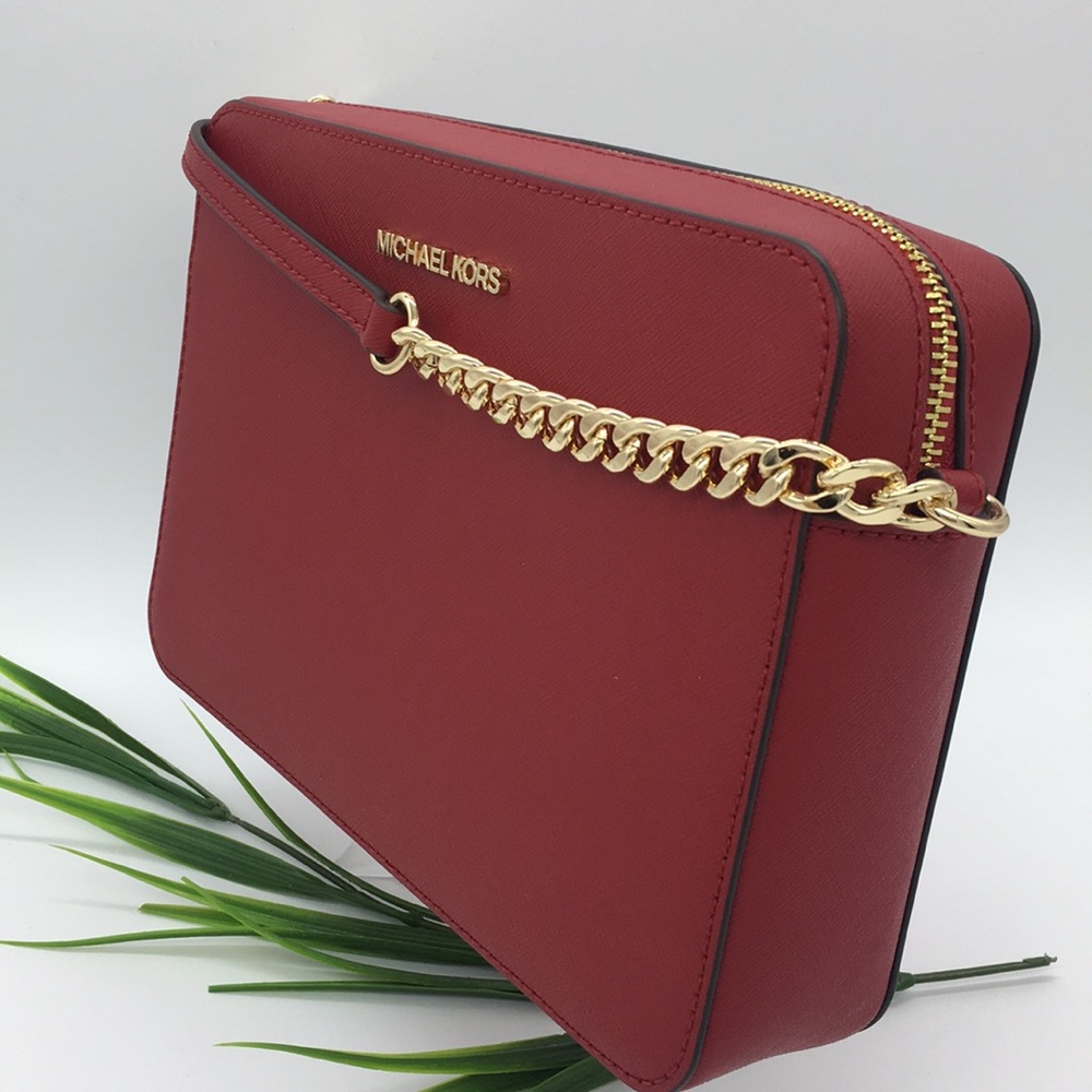 MICHAEL KORS JET SET ITEM LG EW CROSSBODY LEATHER - Picture 2 of 8